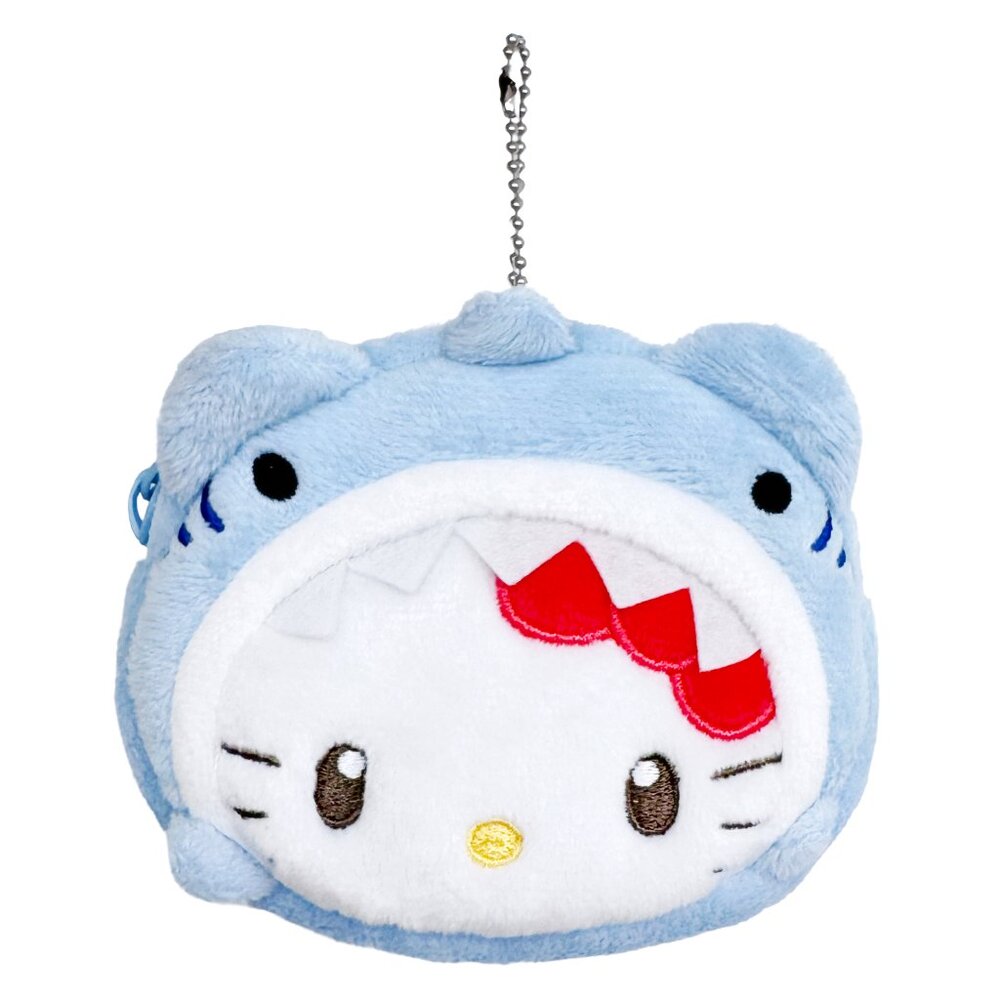 Sanrio Hello Kitty Jaws Cosplay Plush Coin Bag